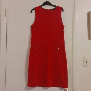 Red dress with pockets!